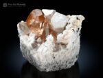 Topaz with Feldspar and Quartz on Matrix