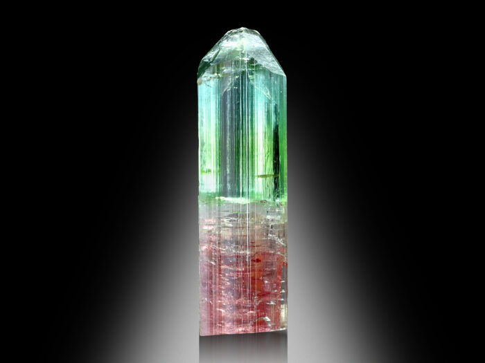 Bi Color Tourmaline Crystals from Afghanistan