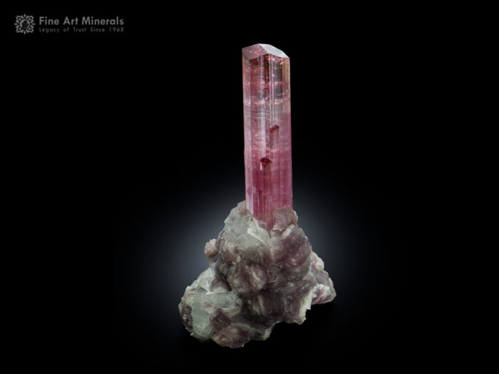 Tourmaline with Topaz and Lepidolite From Afghanistan