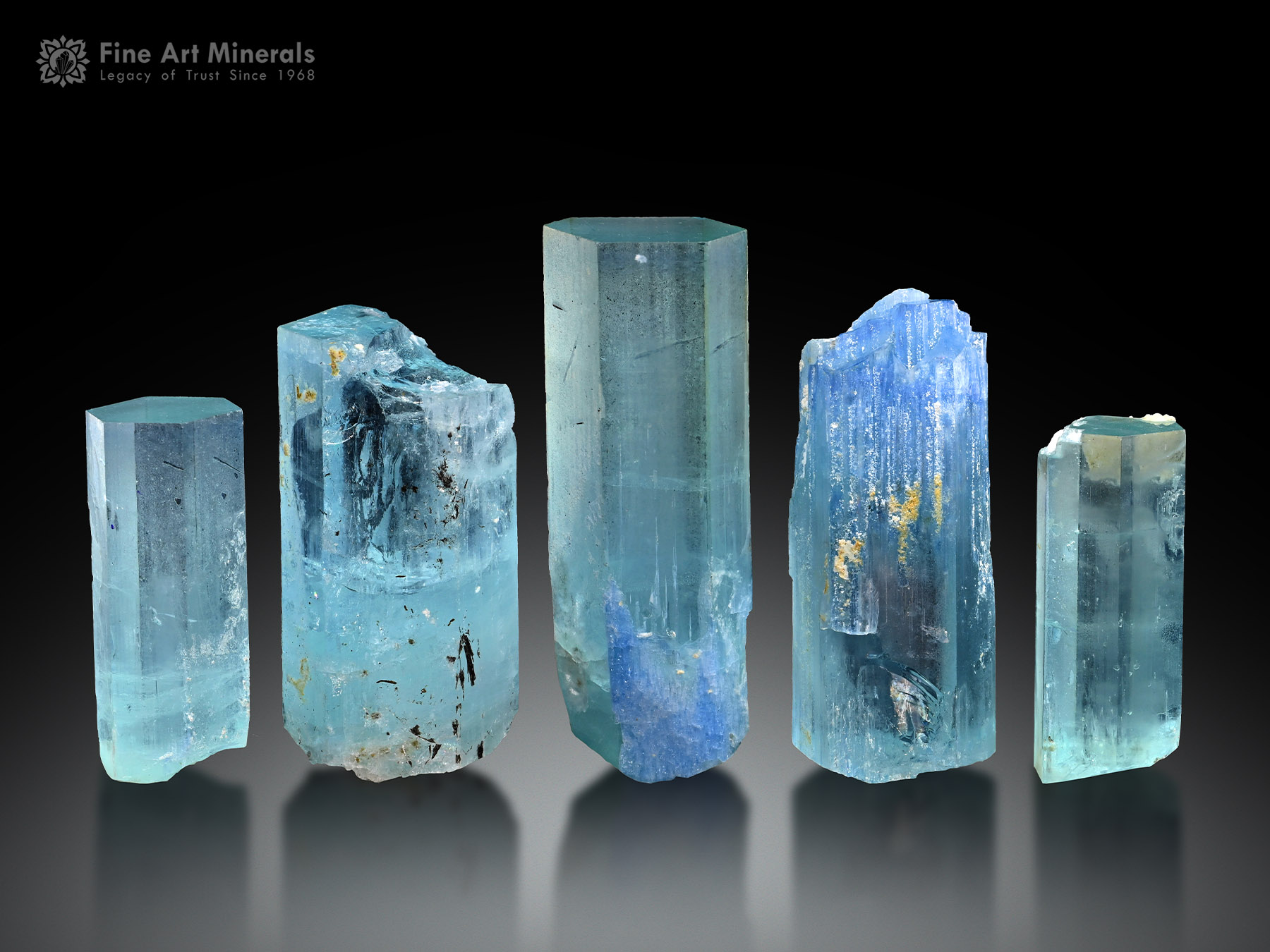 Aquamarine Crystals Lot from Skardu Pakistan