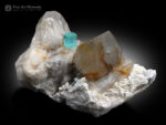 Aquamarine Quartz and Feldspar from Pakistan.