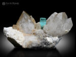 Aquamarine Quartz and Feldspar from Pakistan.