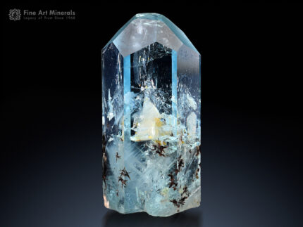 Aquamarine with Columbite inclusion from Pakistan