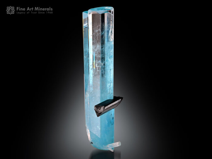 Aquamarine with Schorl from Goand Mine Pakistan