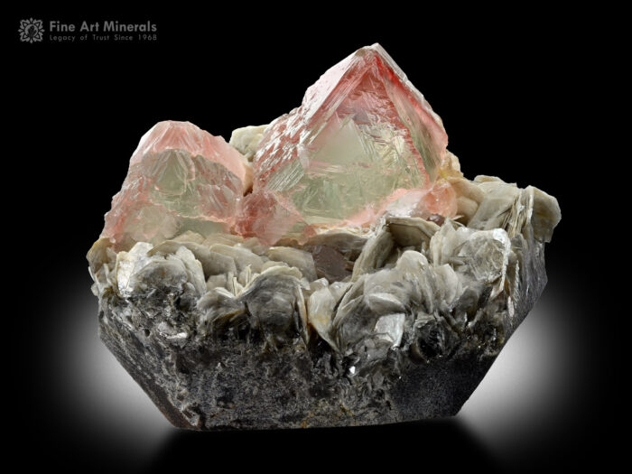 Bi Color Fluorite with Muscovite from Nagar Pakistan