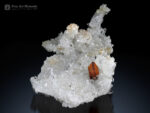 Brookite on Quartz Cluster from Pakistan