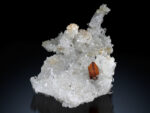 Brookite on Quartz Cluster from Pakistan