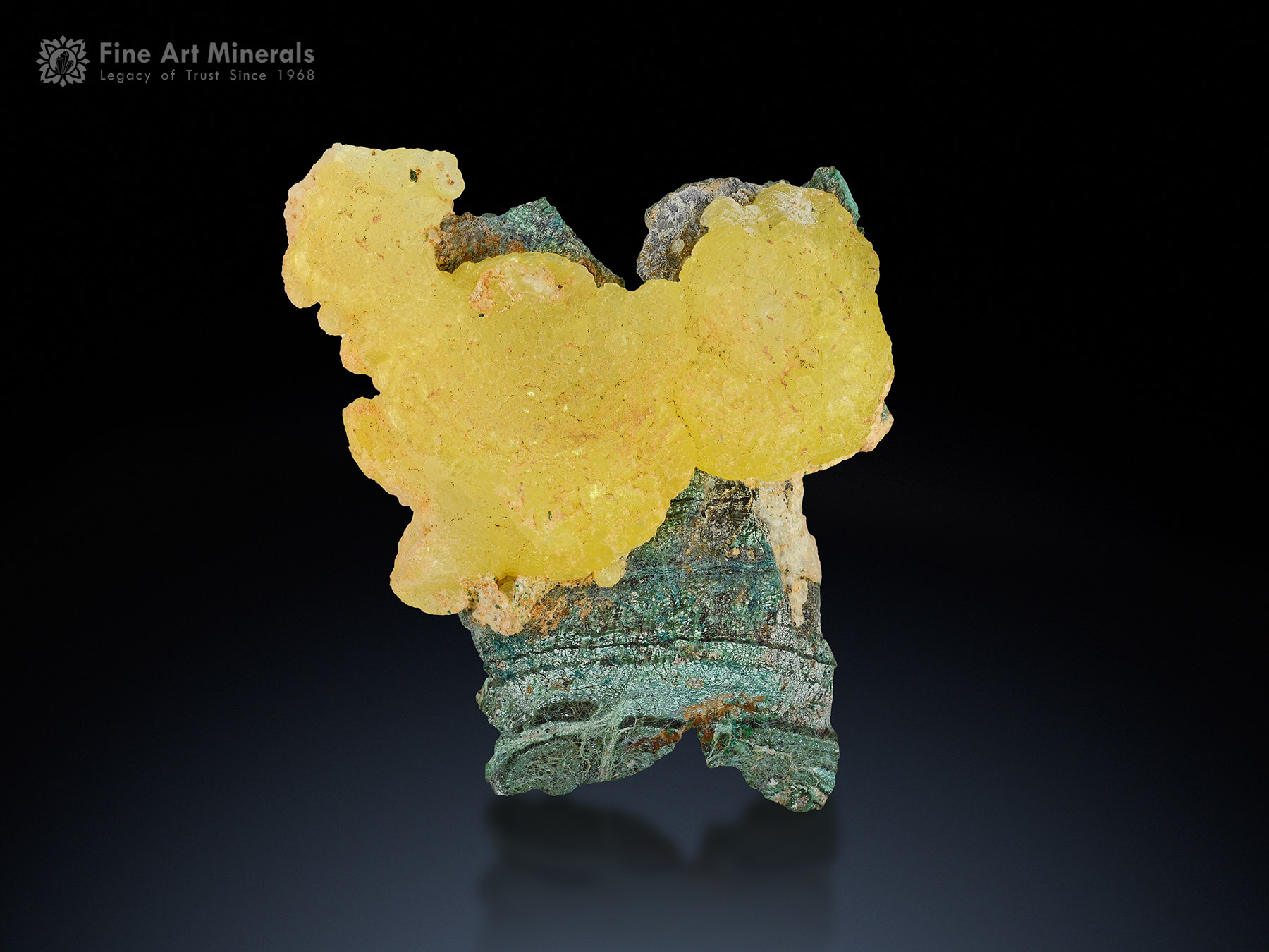 Yellow Brucite from Baluchistan Pakistan - Fine Art Minerals