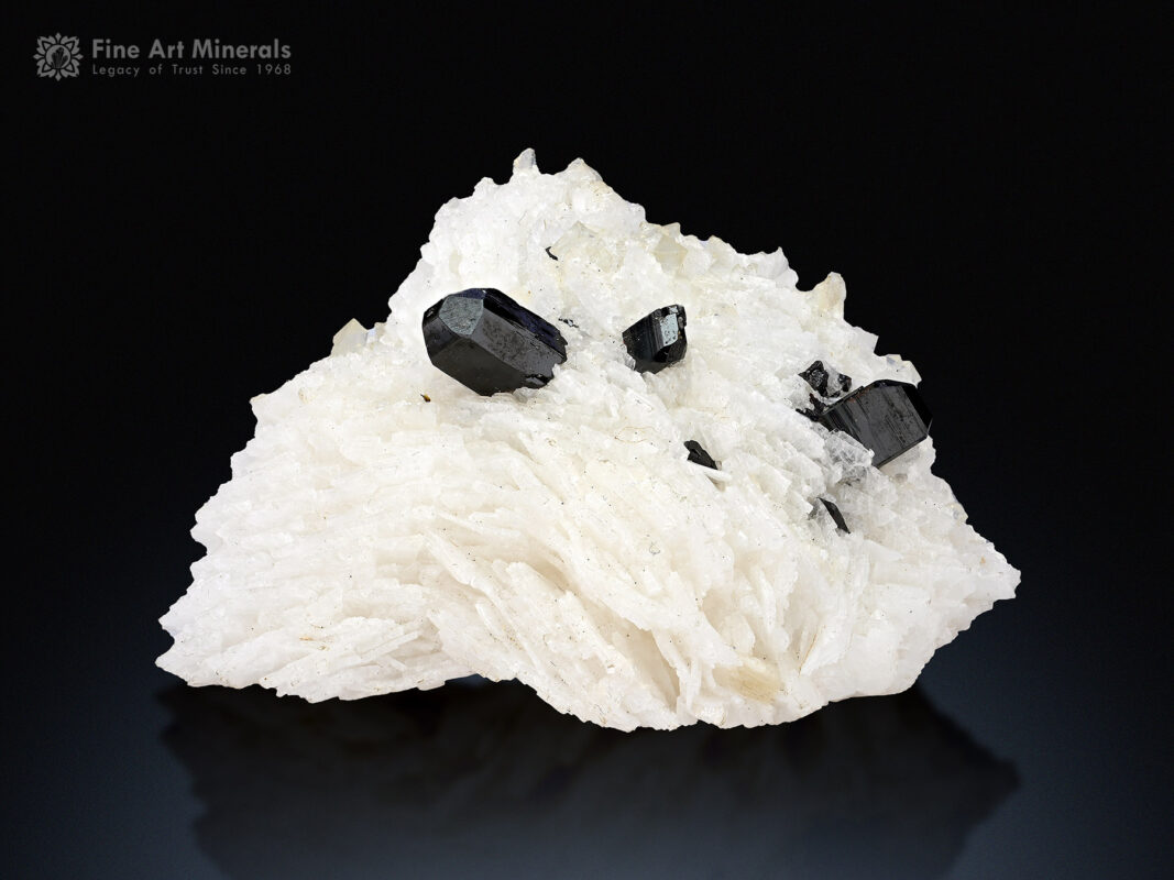 Cassiterite with Cleavelandite from Pakistan