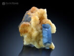 Celestine with Calcite from Afghanistan.