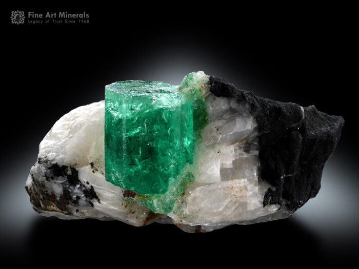 Emerald on Matrix from Panjshir Afghanistan