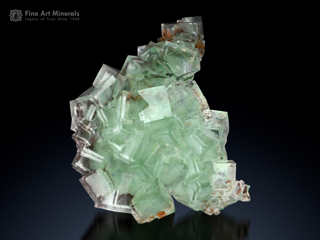 Fluorite Cubes Cluster from China