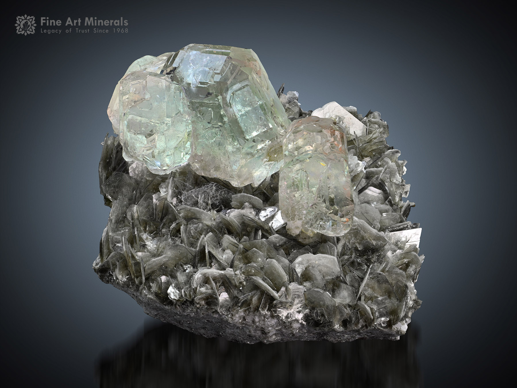 Fluorite with Muscovite from Chumar Bakhoor Pakistan