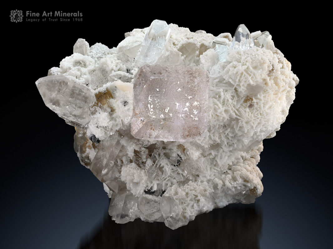 Goshenite with Quartz and Topaz from Pakistan