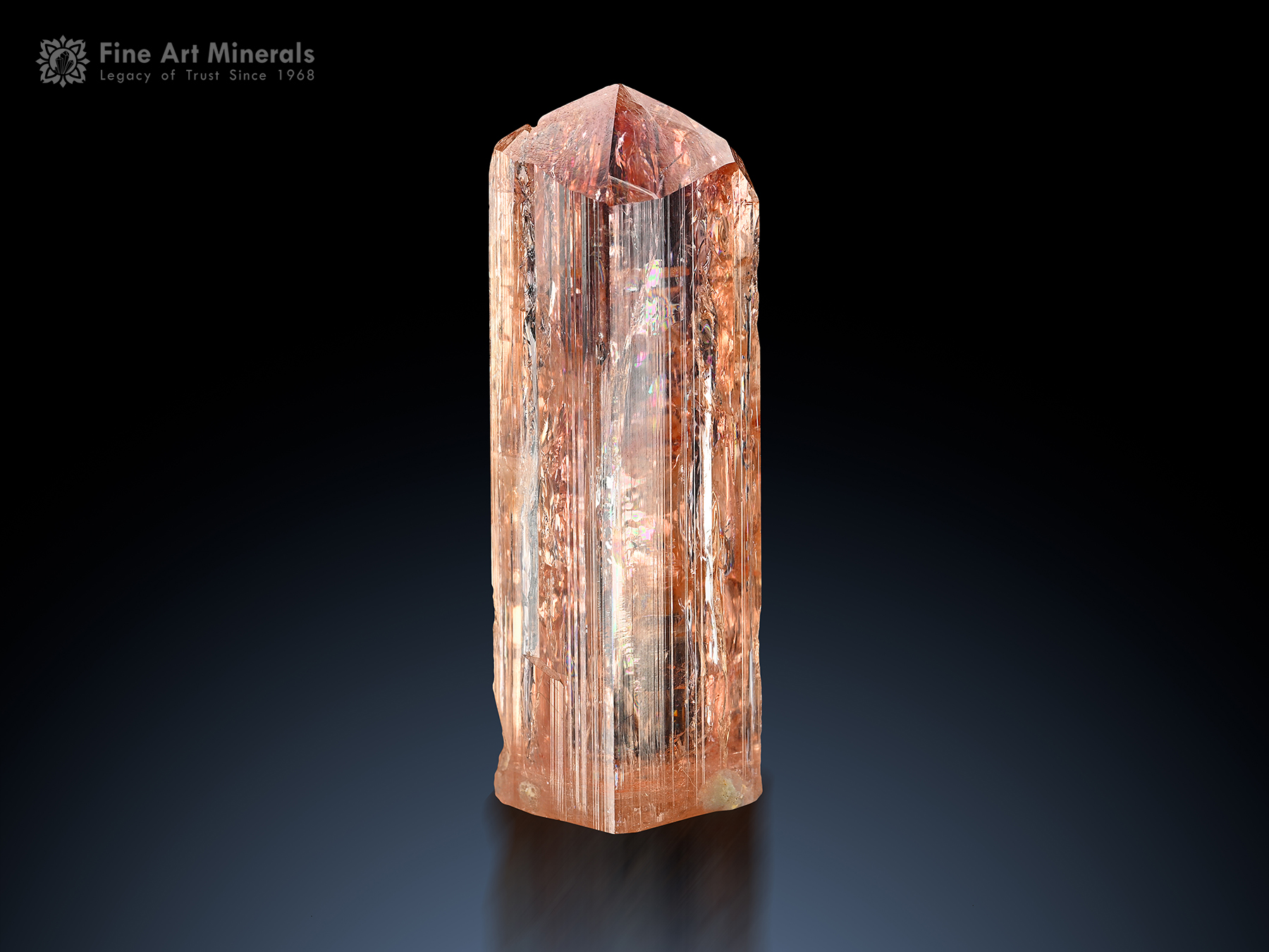 Imperial Topaz Crystal from Pakistan