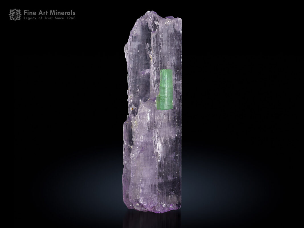 Kunzite with Tourmaline from Afghanistan