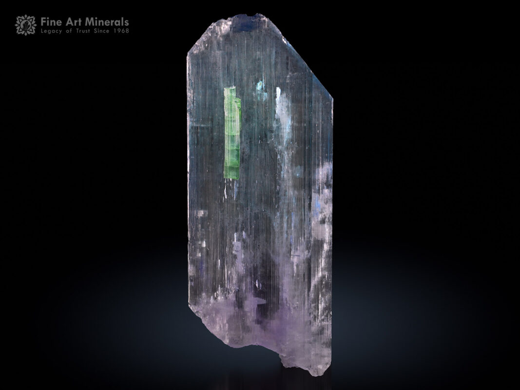 Kunzite with Tourmaline from Afghanistan