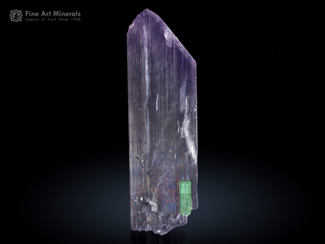 Kunzite with Tourmaline from Afghanistan