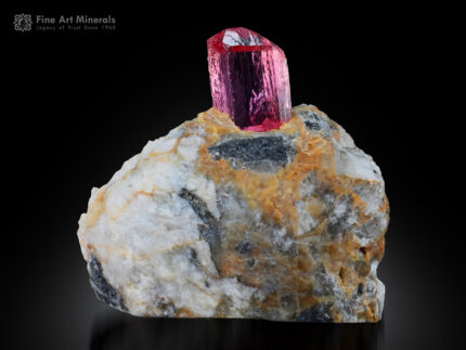 Pink Topaz on Matrix from Katlang Pakistan