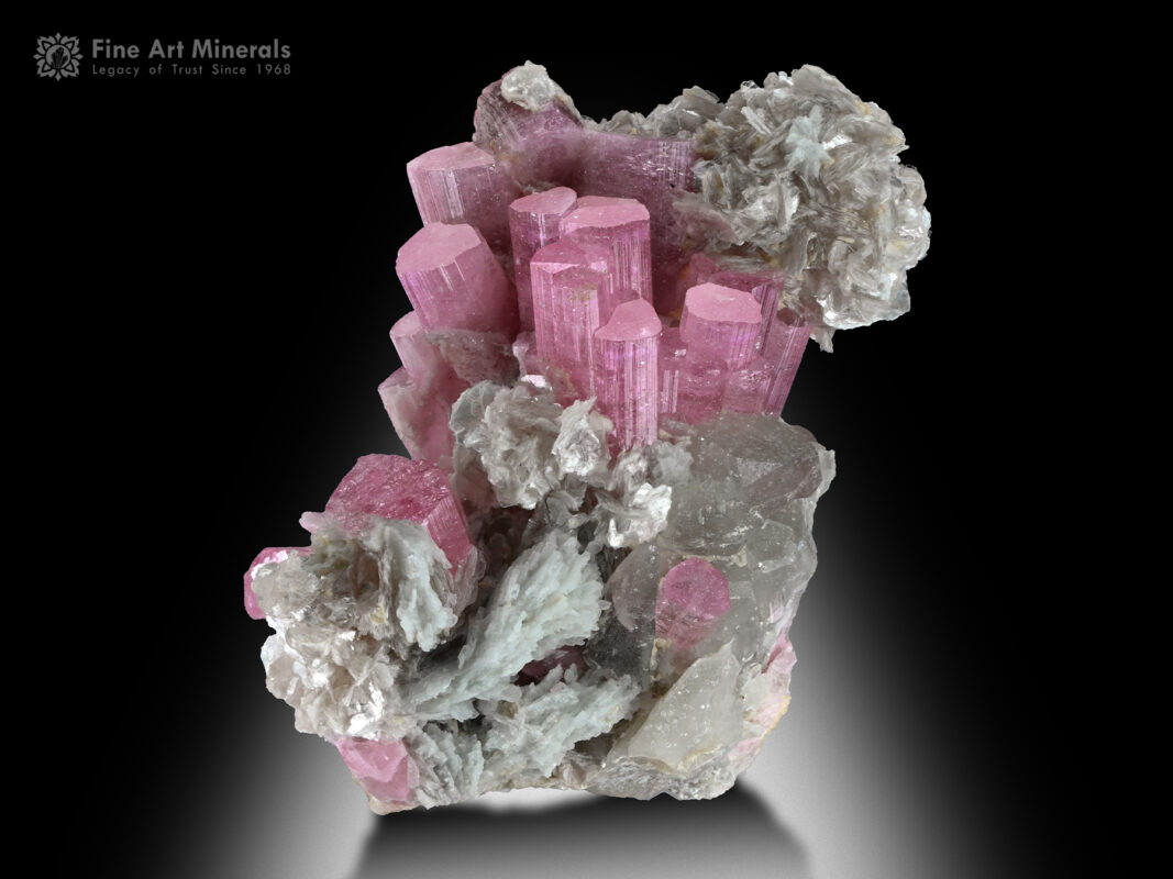 Pink Tourmaline with Quartz and Albite from Afghanistan