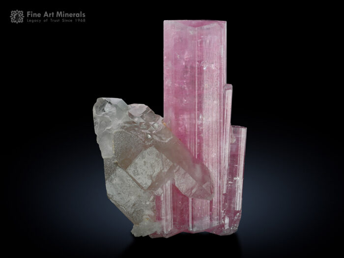 Pink Tourmaline with Quartz and Albite