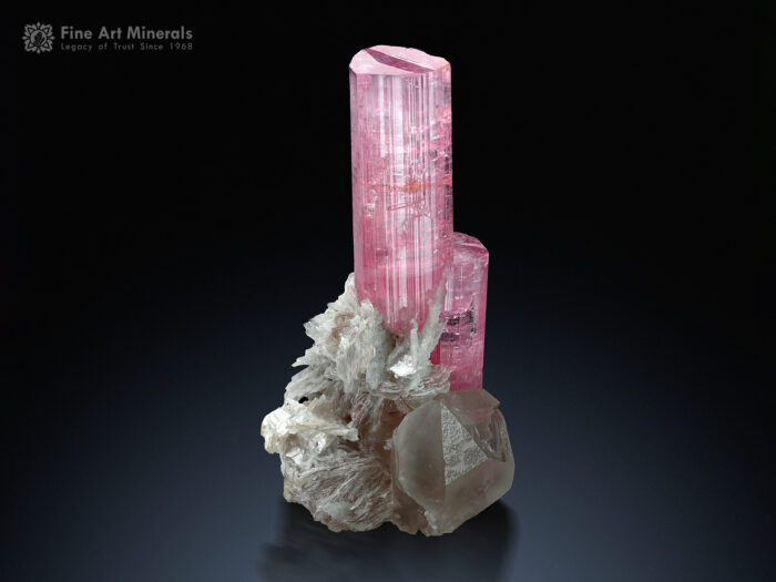 Tourmaline with Quartz from Afghanistan