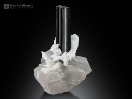 Schorl with Quartz and Albite from Pakistan.