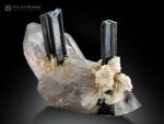 Schorl with Smoky Quartz and Albite from Pakistan