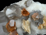 Topaz with Quartz and Muscovite on Cleavelandite