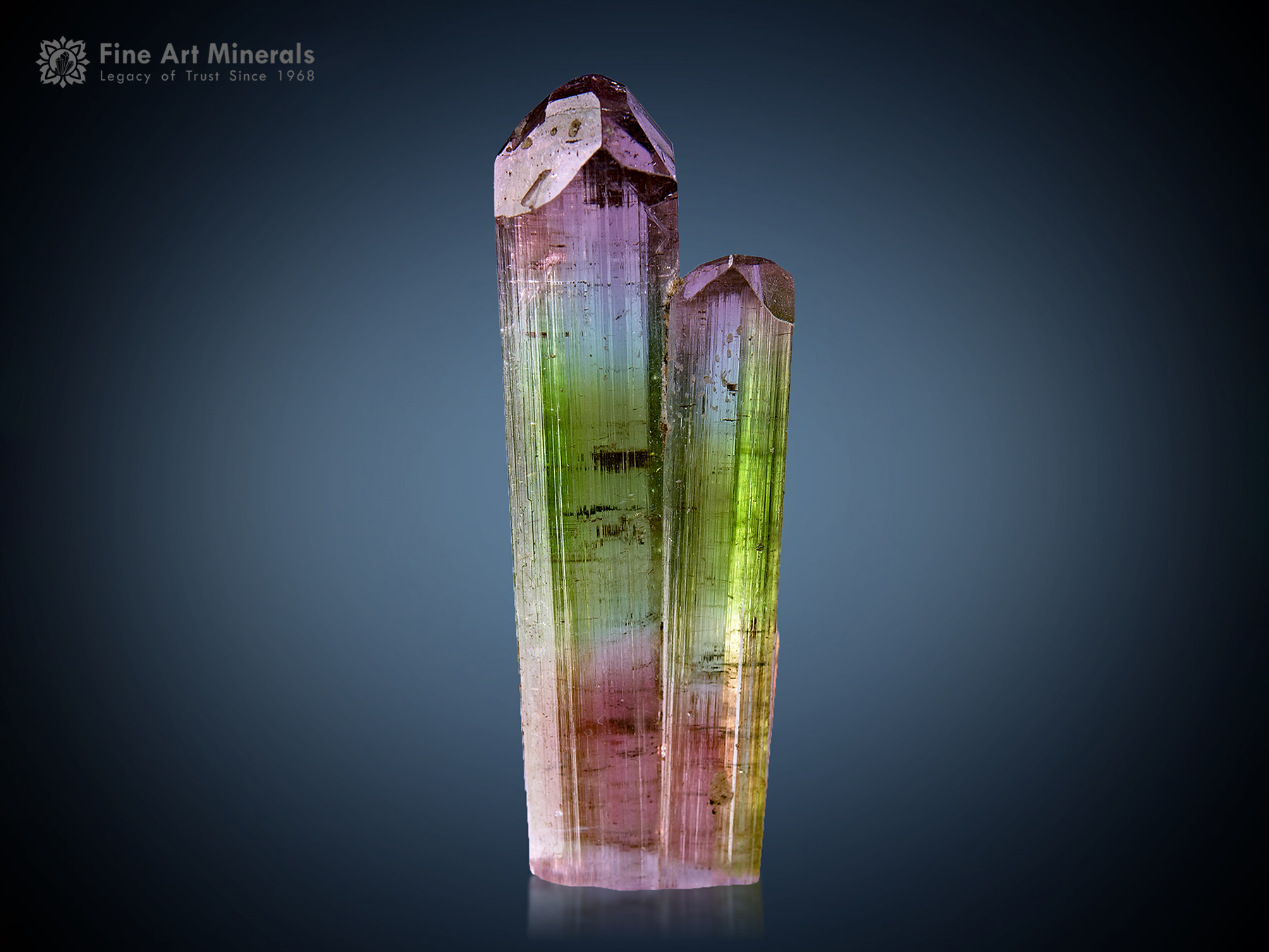 Tourmaline Twin Crystal from Paprok Afghanistan