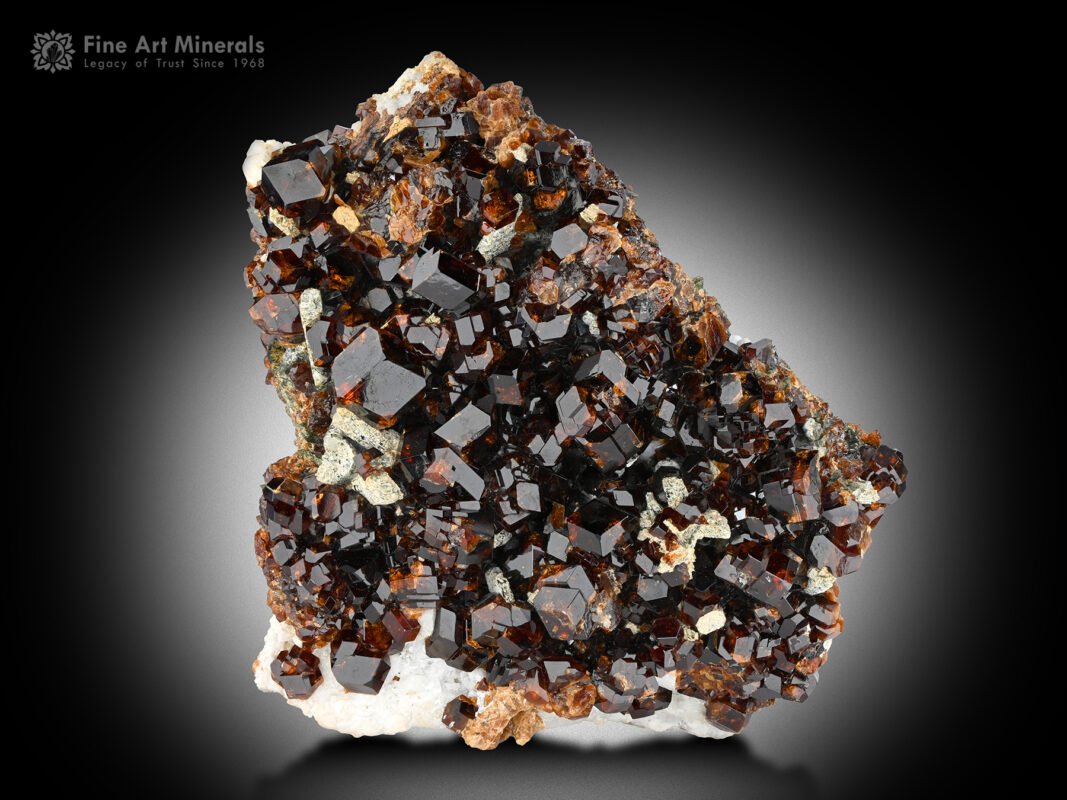 Andradite Garnet on Matrix from Pakistan