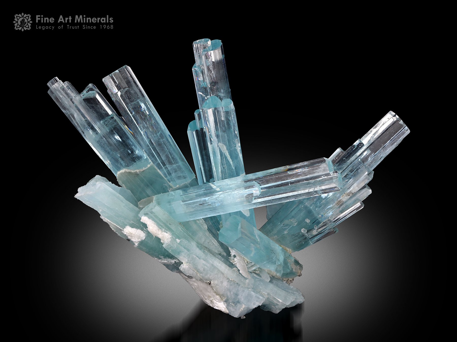 Aquamarine Cluster from Skardu Pakistan