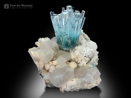 Aquamarine Cluster with Quartz from Pakistan