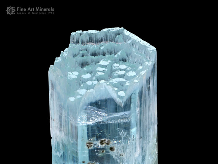 Aquamarine with Albite from Pakistan