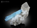 Blue Ribbon Aquamarine with Quartz from Pakistan