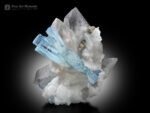 Blue Ribbon Aquamarine with Quartz from Pakistan