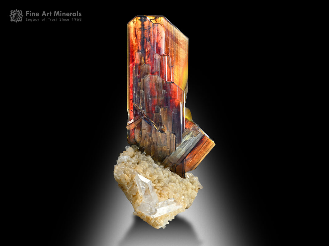 Brookite on Matrix from Pakistan