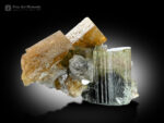 Danburite with Tourmaline and Quartz.