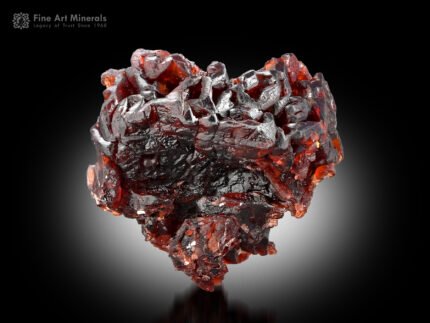 Etched Spessartine Garnet from Pakistan.