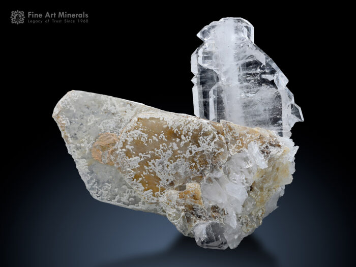 Faden Quartz on Matrix from Pakistan