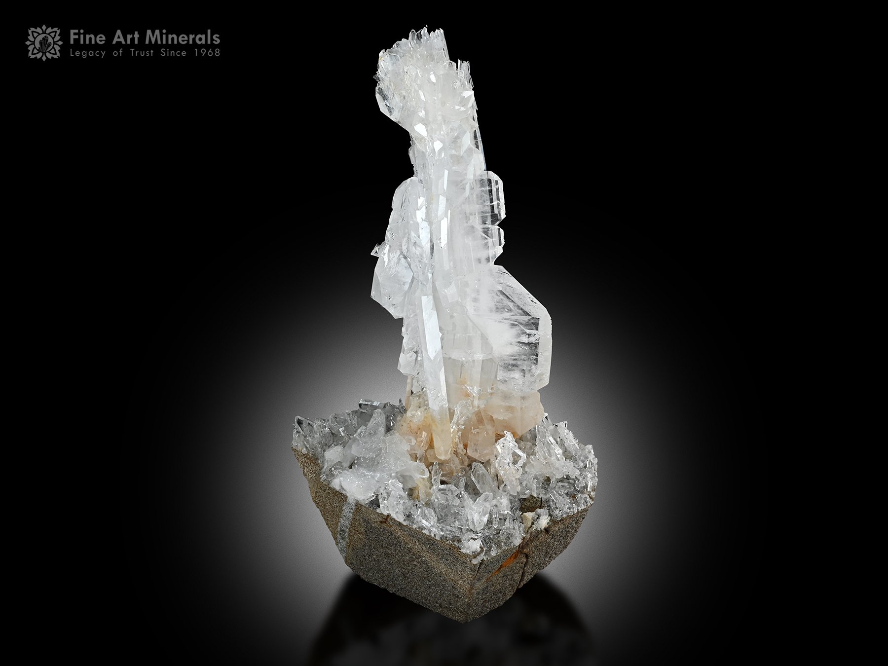 Faden Quartz on Matrix from Pakistan