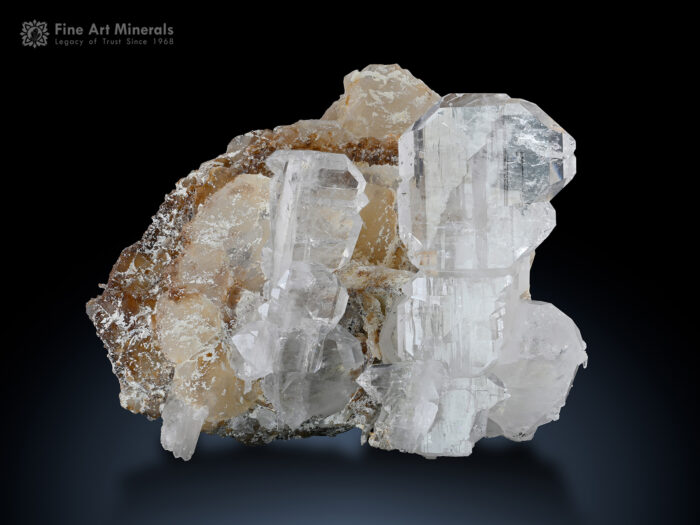 Faden Quartz with Quartz from Pakistan.