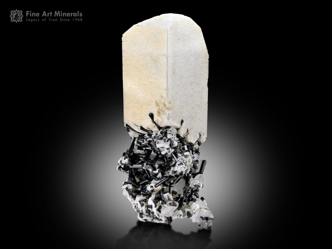 Feldspar with Schorl and Quartz from Pakistan