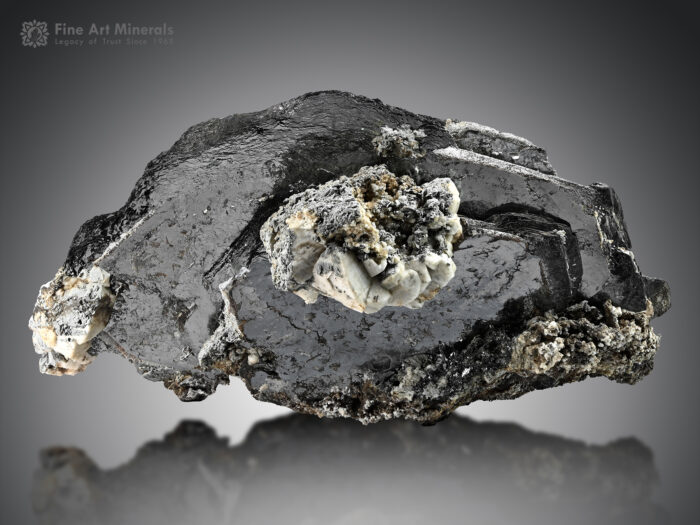 Hematite Crystal with Albite from Tormiq Pakistan