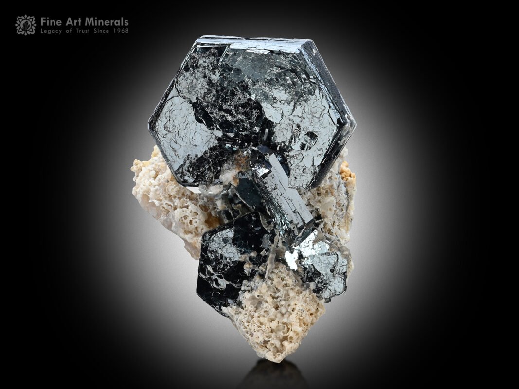 Hematite crystal on Matrix from Pakistan