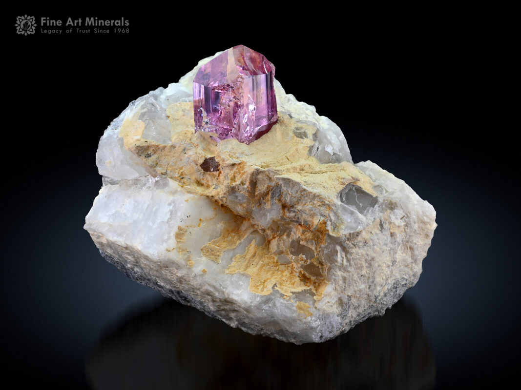 Pink Topaz from Katlang Pakistan