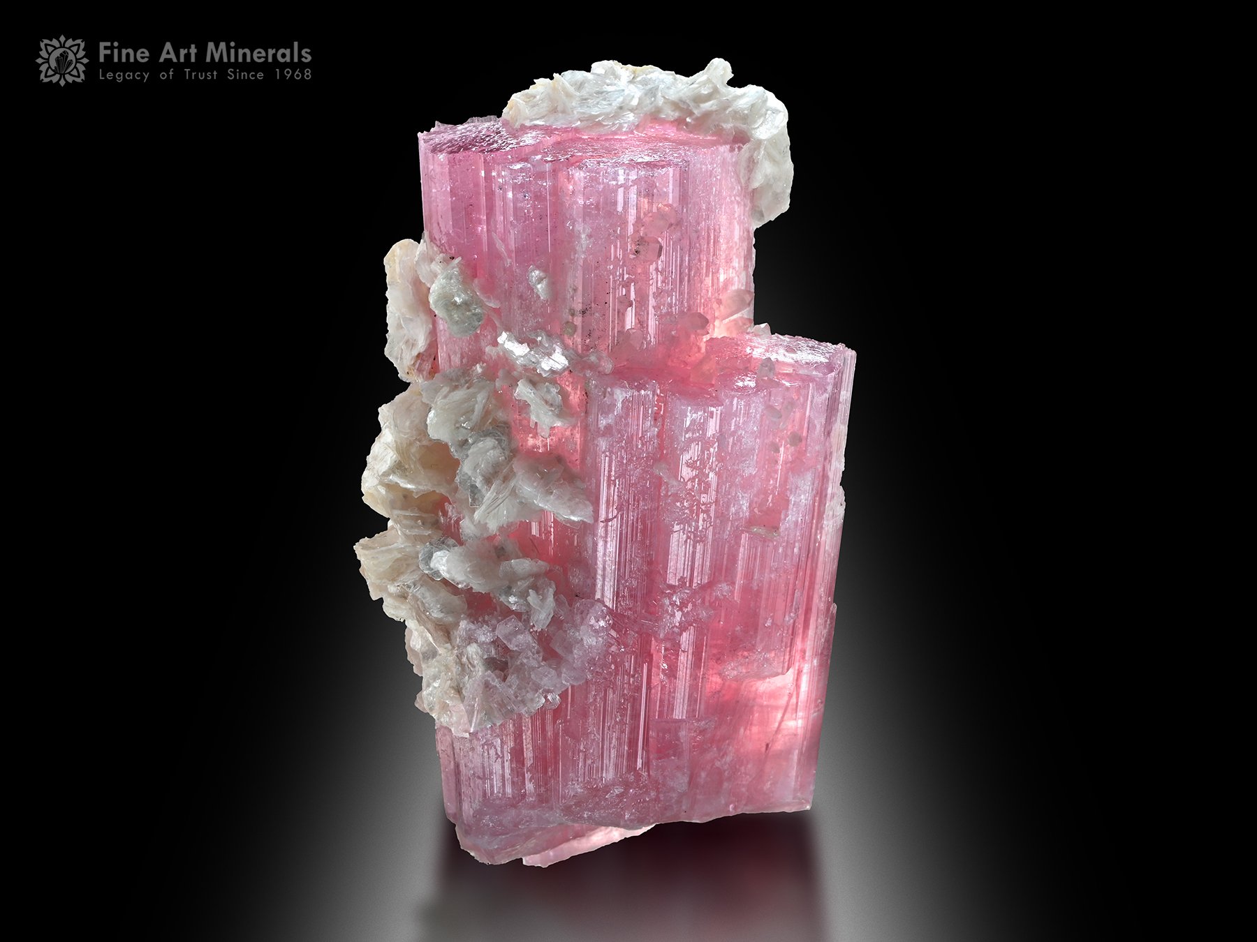 Pink Tourmaline with Muscovite from Pachigram Afghanistan