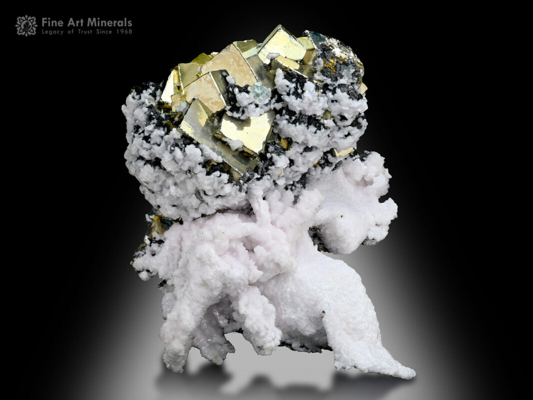 Pyrite Cluster on Matrix from China