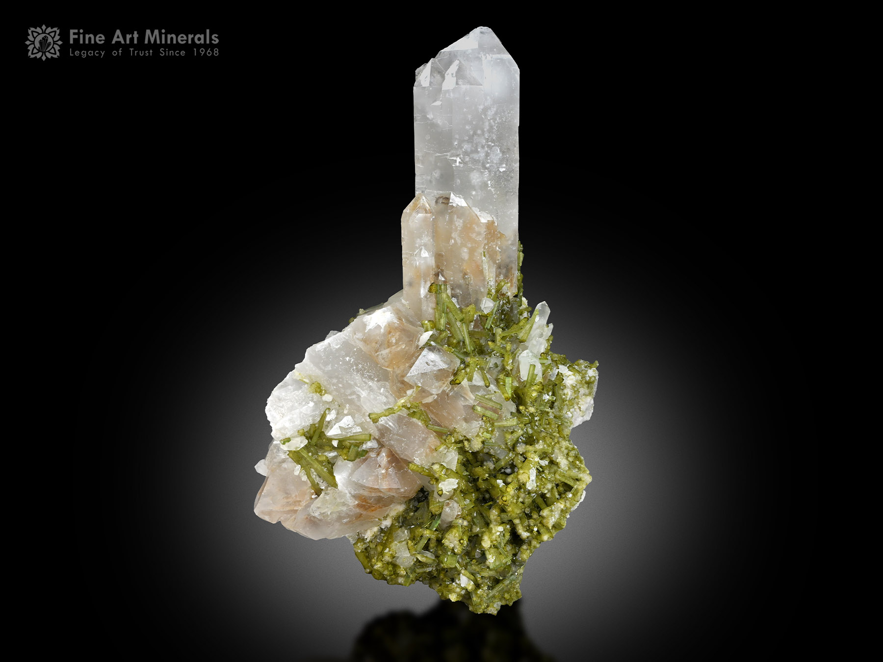 Quartz with Tourmaline from Pakistan