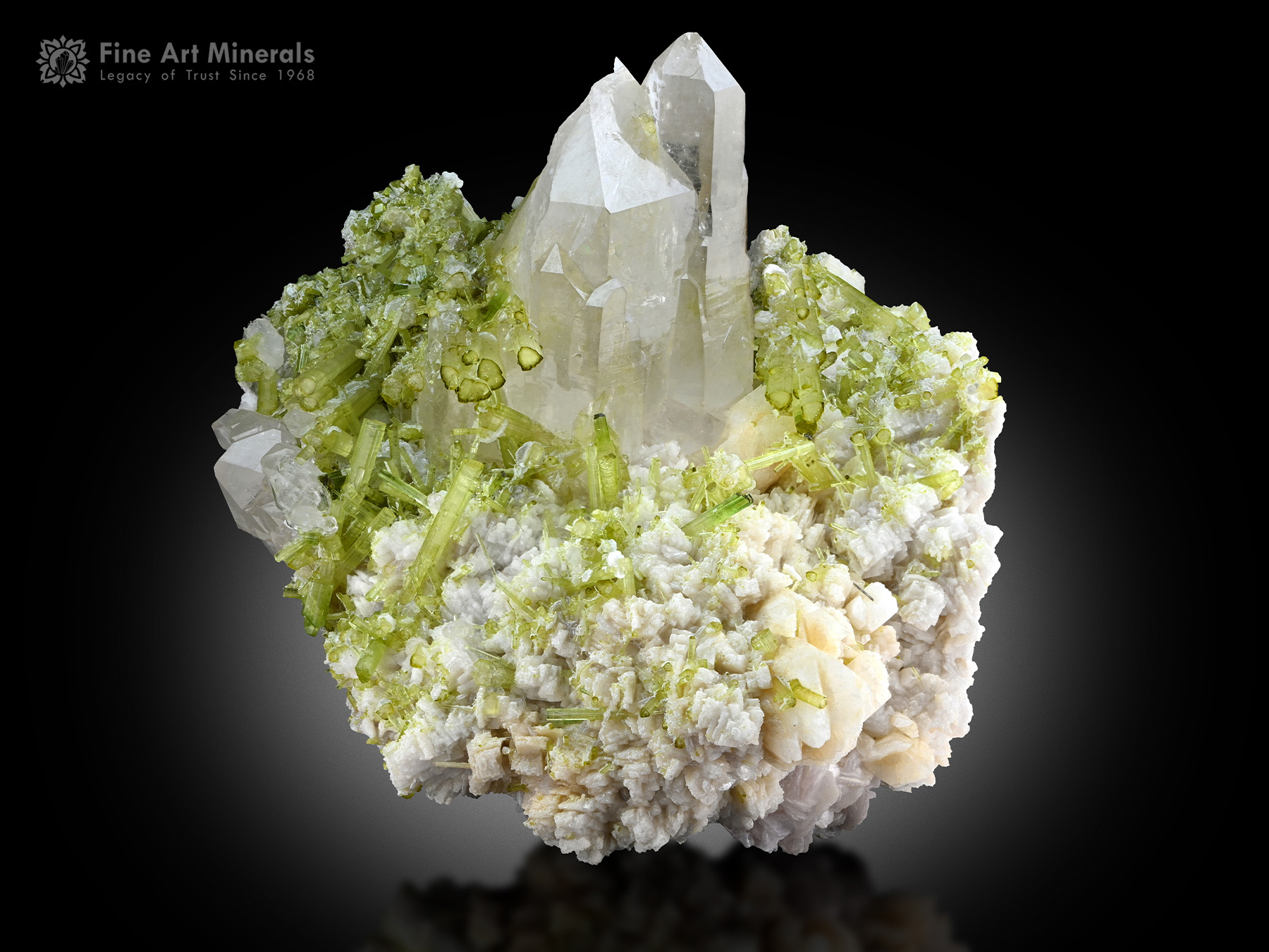 Quartz with Tourmaline from Pakistan